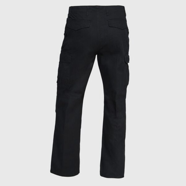 Pantalón Cargo Gabardina Hombre Negro