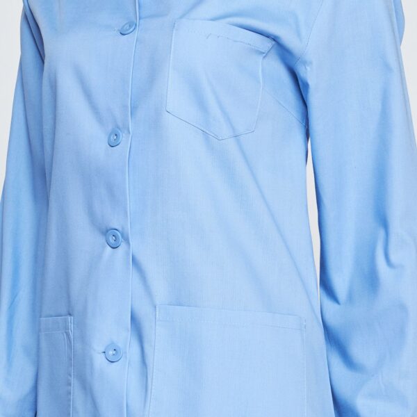 Delantal Poplin Mujer Celeste