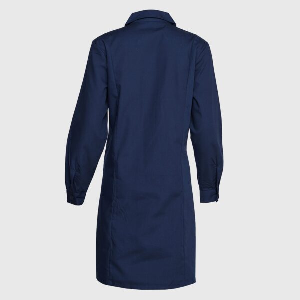 Delantal Poplin Mujer Azul Marino