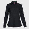 jnli35425n009_02_3 Blusa Oxford B/Pegado Guardia M/L Negra