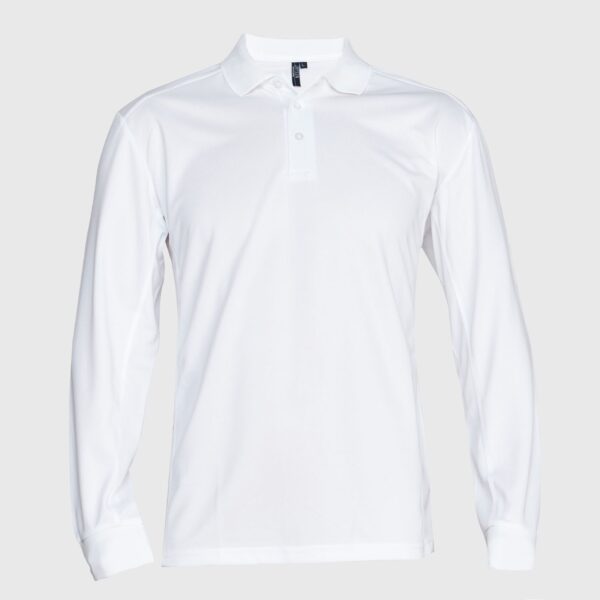 Polera Dry Fit Hombre M/L Blanca