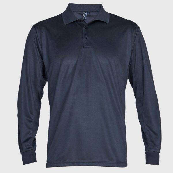 Polera Dry Fit Hombre M/L Gris Pizarra