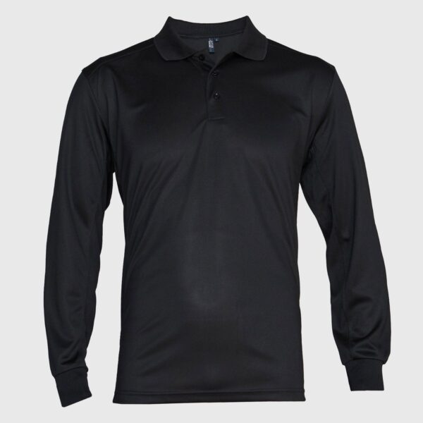 Polera Dry Fit Hombre M/L Negra