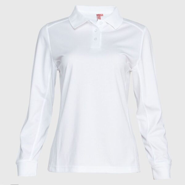 Polera Dry Fit Mujer M/L Blanca