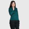 Polera Dry Fit Mujer M/L Verde Petróleo