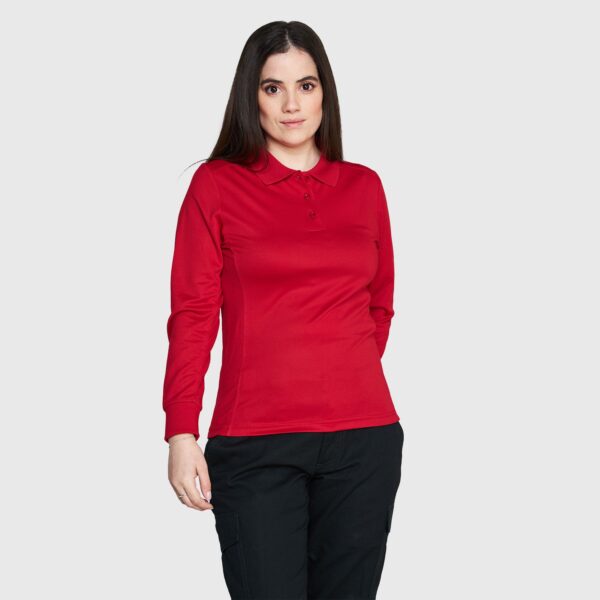 Polera Dry Fit Mujer M/L Roja