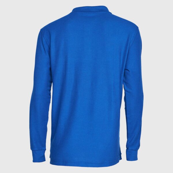 Polera Pique Hombre 80/20 M/L Azul Rey