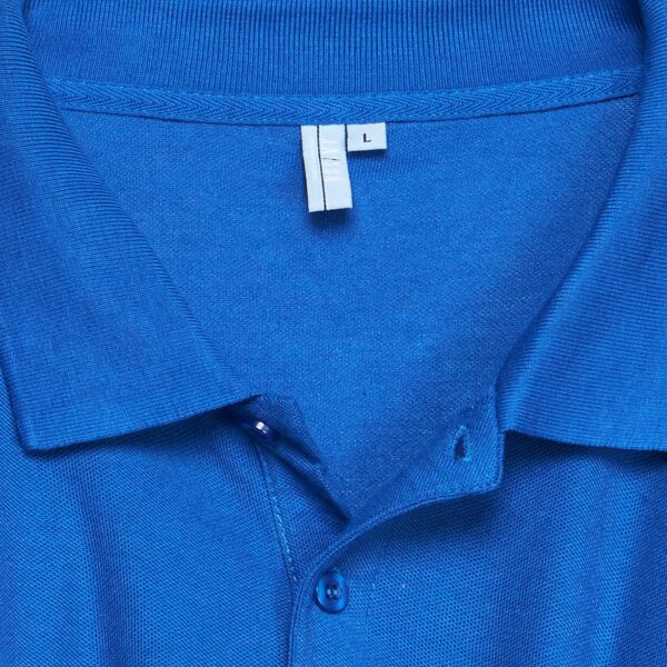 Polera Pique Hombre 80/20 M/L Azul Rey