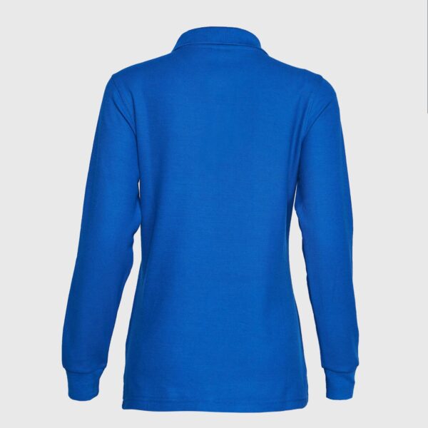 Polera Pique Mujer 80/20 M/L Azul Rey