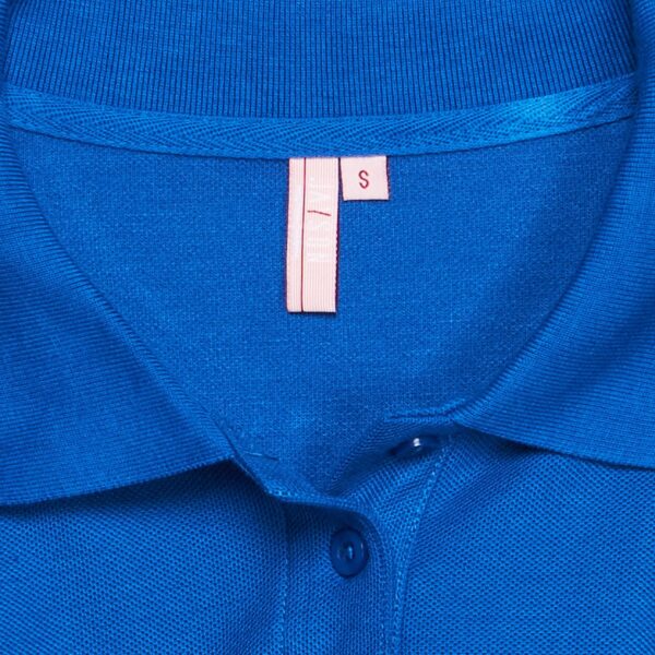 Polera Pique Mujer 80/20 M/L Azul Rey