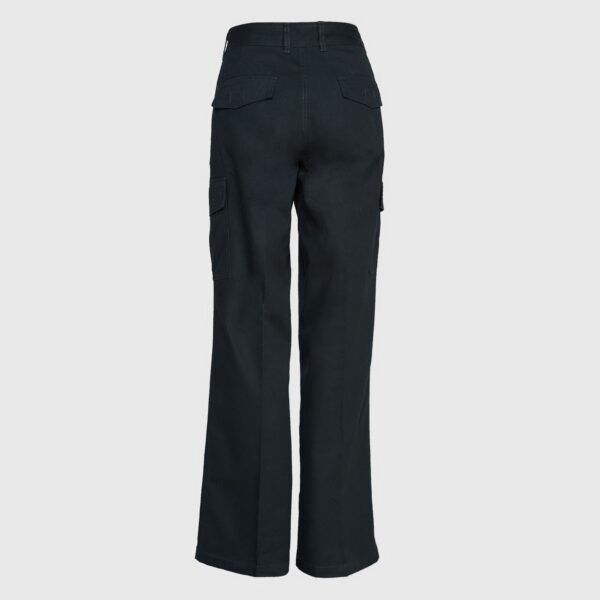 Pantalón Cargo Gabardina Mujer Negro