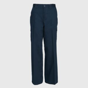 Pantalón Cargo Gabardina Mujer Azul Marino