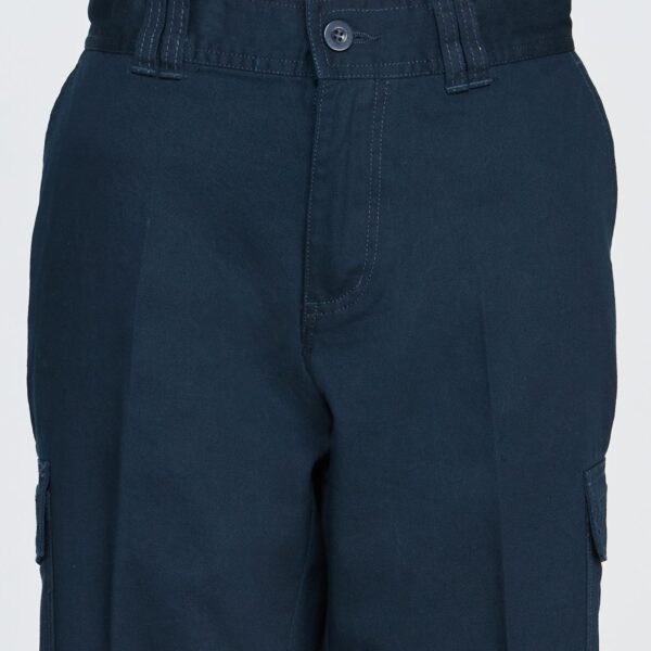 Pantalón Cargo Gabardina Mujer Azul Marino