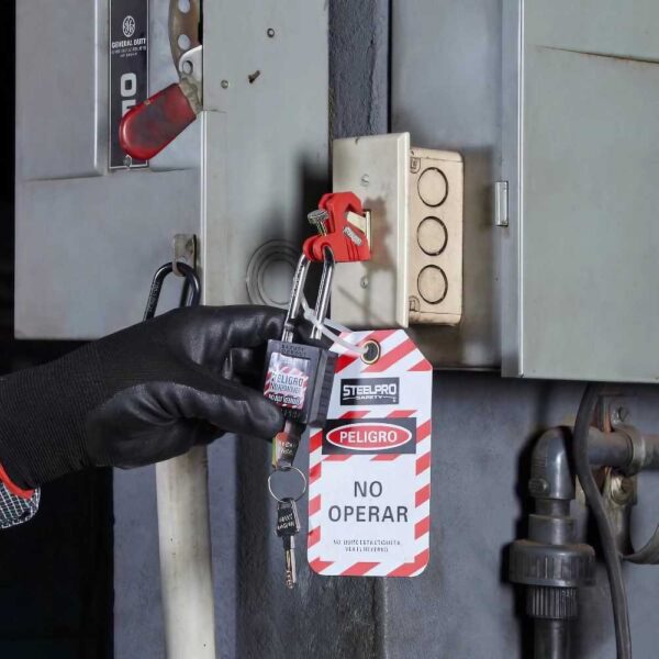 Kit Bloqueos de Breaker Eléctrico con Tuerca Ajustable (4 Unidades)