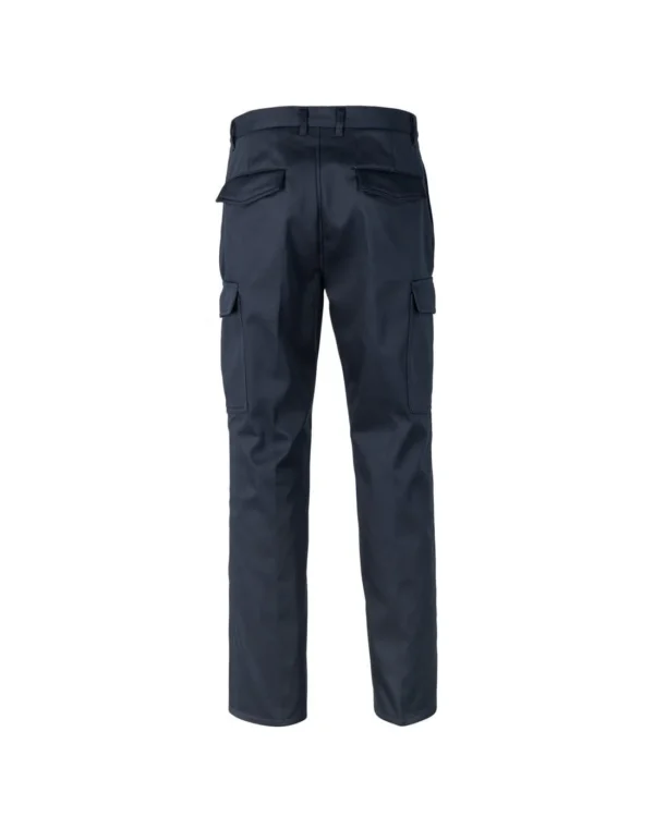 Pantalon Cargo Gabardina Hombre Azul Marino