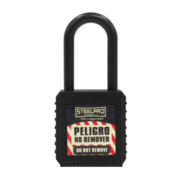 Candado Steelpro Dieléctrico Negro