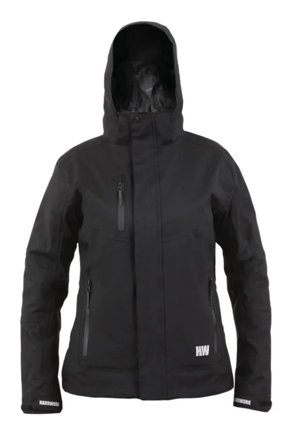 Parka Desmontable Hardwork Reno 3 en 1 Negro Mujer