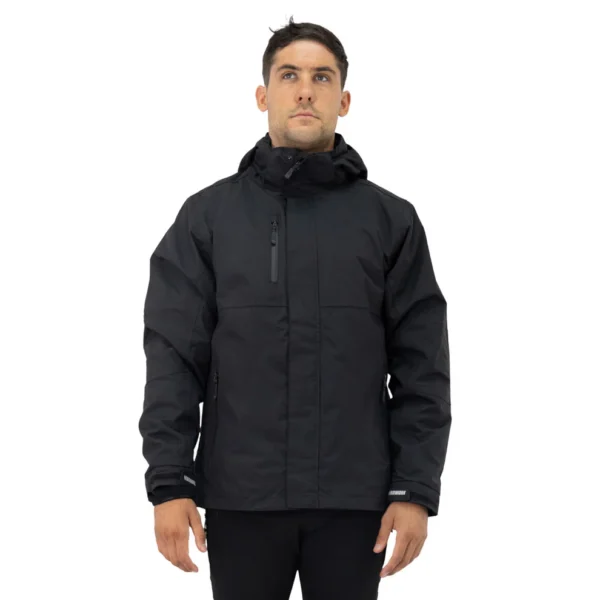 Parka Desmontable Hardwork Reno 3 en 1 Negro Hombre