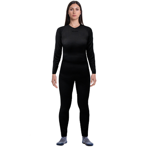 Conjunto Interior Hardwork Patagonia Spandex Mujer Negro