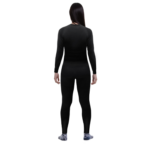 Conjunto Interior Hardwork Patagonia Spandex Mujer Negro