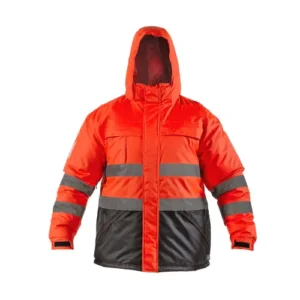 Parka Refelectiva Hardwork Siberia Rojo Fluor