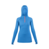 Polera DryFit Hardwork SPX con Gorro Manga Larga Mujer Electric Blue