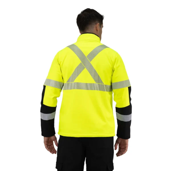 Chaqueta Softshell Hardwork Oklan Amarillo Fluor
