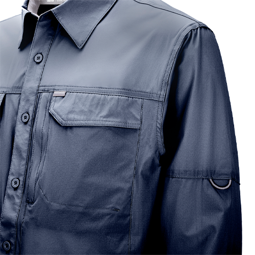 Camisa Hardwork Antakari Spandex Azul