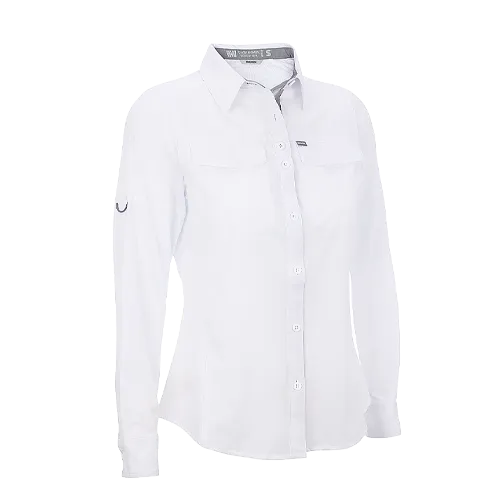 Blusa Hardwork Antakari Spandex Mujer Blanca