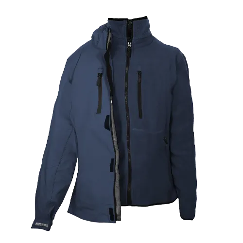 Parka Desmontable Hardwork Reno 3 en 1 Mujer Deep Blue