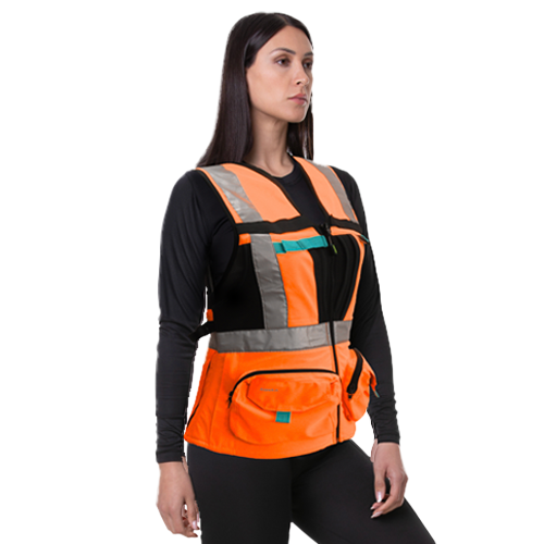 Chaleco Geólogo Alaska Xpert Mujer Naranja