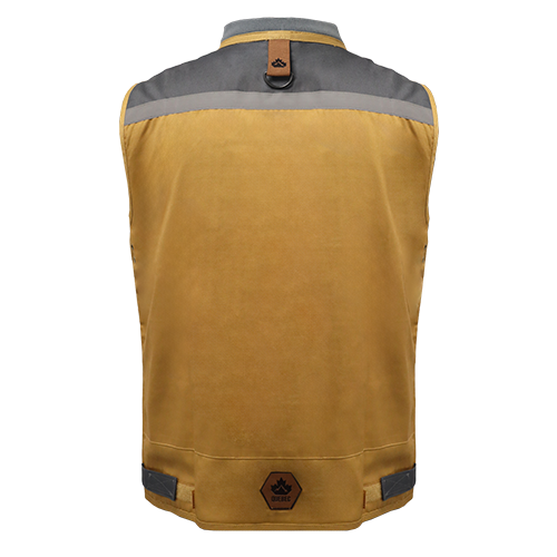 Chaleco Geólogo gabardina Quebec Camel