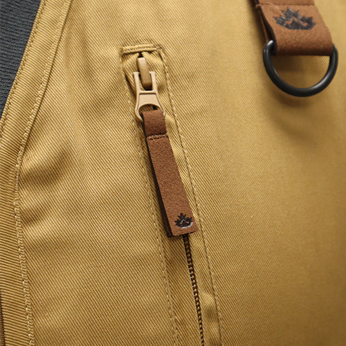 Chaleco Geólogo gabardina Quebec Camel