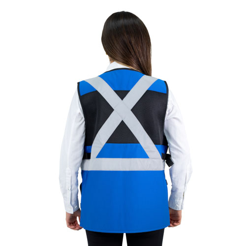 Chaleco Geólogo Alaska Xpert Mujer Azul