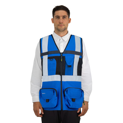 Chaleco Geólogo Alaska Xpert Hombre Azul