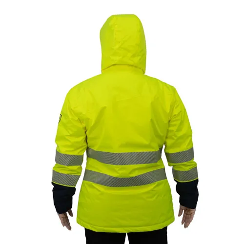 Parka Hardwork Artica Amarillo Flúor Mujer