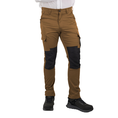 Pantalón Cargo HW Dakota Spandex Tabaco