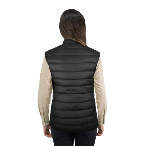 Parka Pluma Hardwork Pullay Pro Mujer Sin Mangas Black
