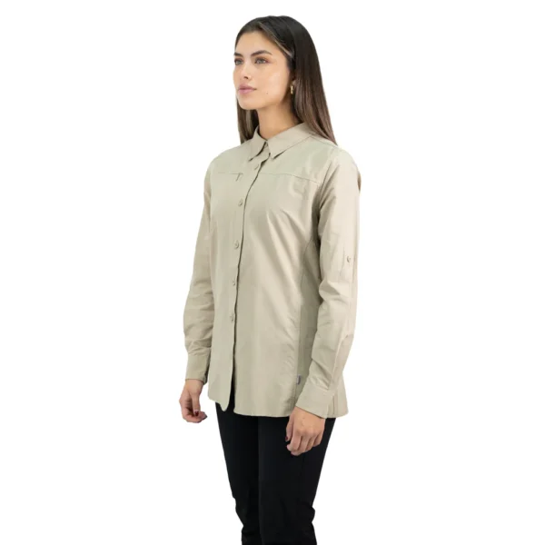 Blusa Dry Hardwork Mujer Biege