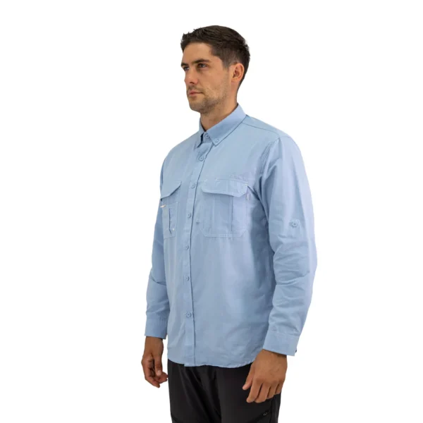 Camisa Hardwork Duck Dry Celeste Hombre