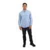 Camisa Hardwork Duck Dry Celeste Hombre