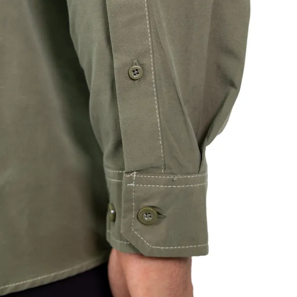 Camisa Hardwork Duck Dry Verde Oliva Hombre