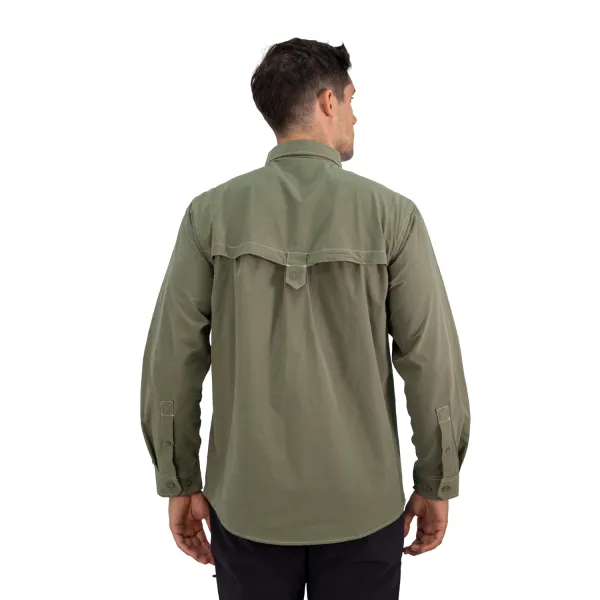 Camisa Hardwork Duck Dry Verde Oliva Hombre