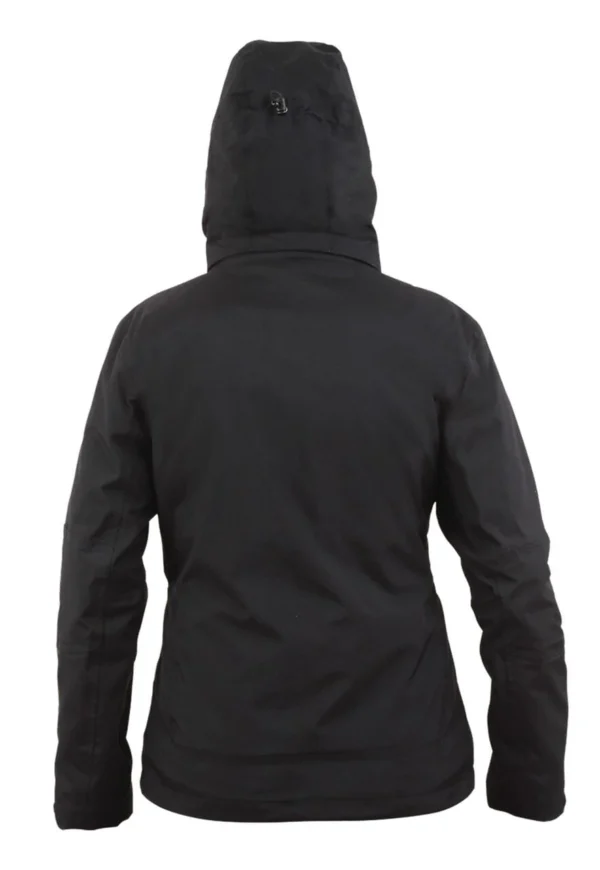 Parka Desmontable Hardwork Reno 3 en 1 Negro Mujer