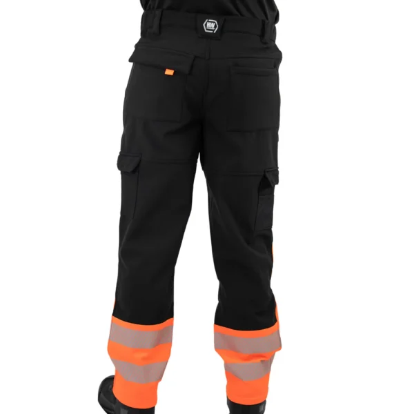 Pantalón Softshell Hardwork Oklan Rojo Flúor