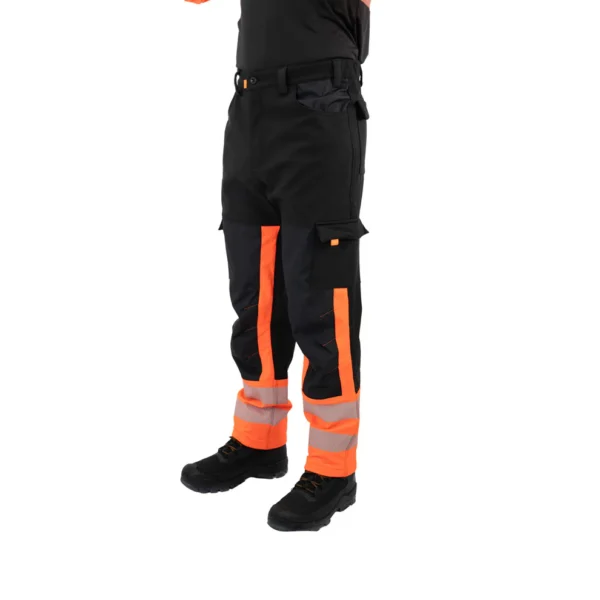 Pantalón Softshell Hardwork Oklan Rojo Flúor