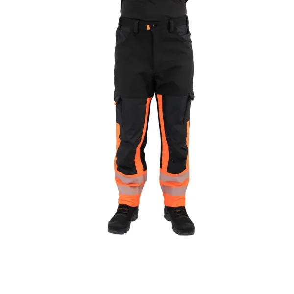 Pantalón Softshell Hardwork Oklan Rojo Flúor