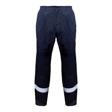 images Pantalón Ignifugo Antiestático Marca Azul Marino