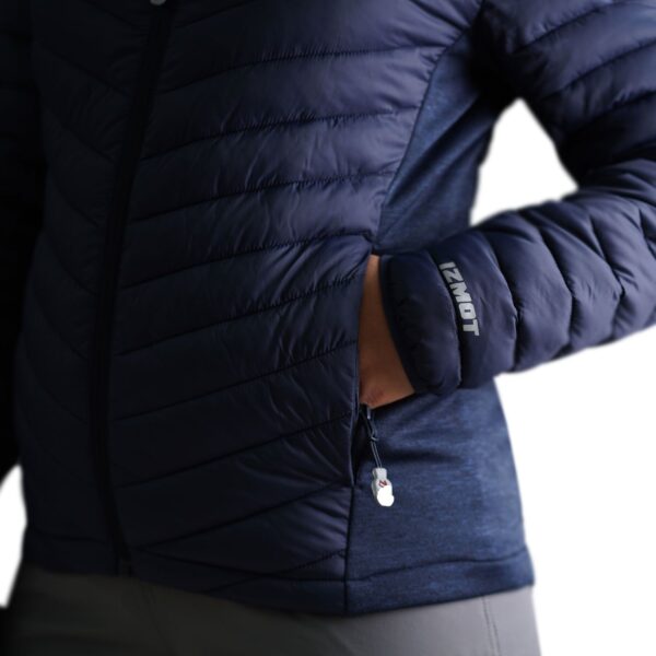 Casaca Windshell Silicium Sio2 Mujer Azul Marino