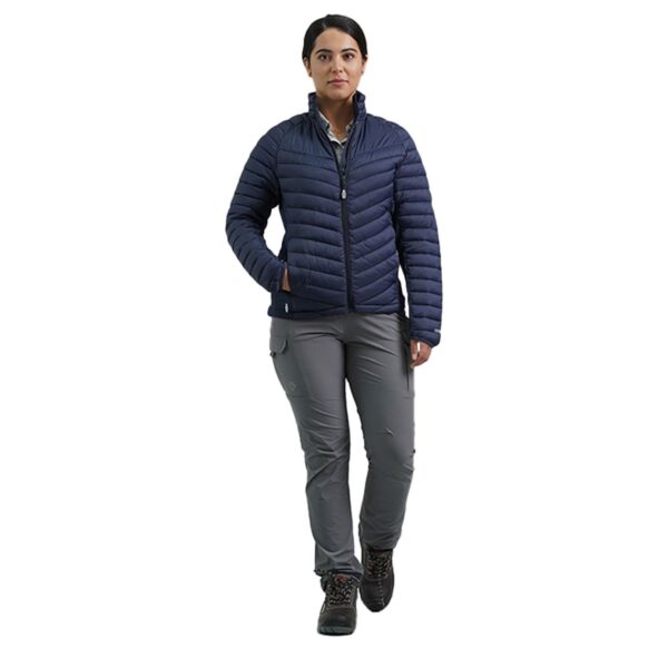 Casaca Windshell Silicium Sio2 Mujer Azul Marino